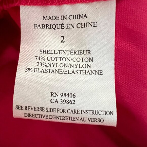 Theory Womens Etiara Impeccable Pink Sleeveless Dress A Line Pockets size 2 - Picture 9 of 11